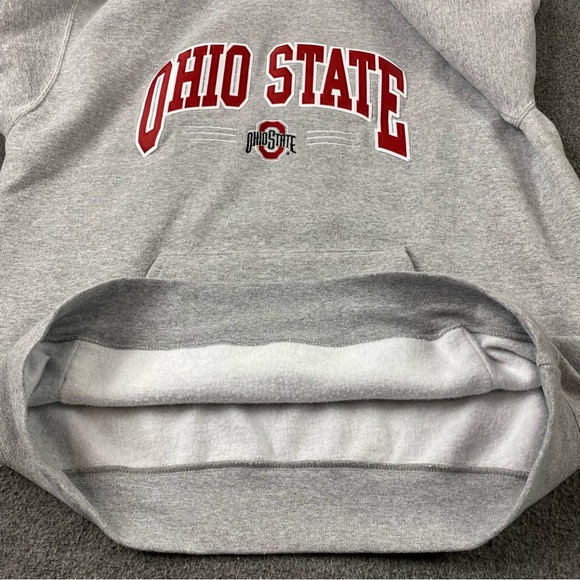 Vintage Champion Ohio State Gray Hoodie Men’s Size Large - Picture 7 of 10